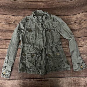 Girl’s Full Tilt Utility Jacket XL Army Green